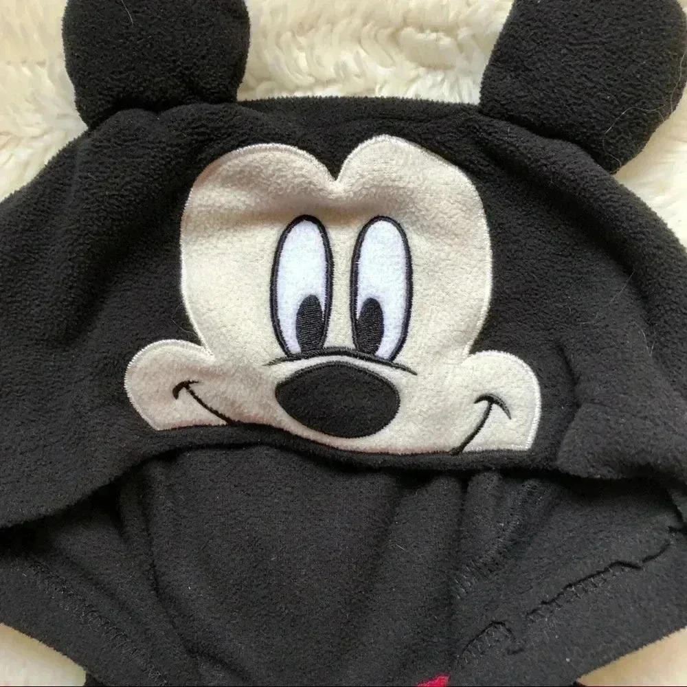 Mickey Mouse Footed Onesie Size 2T With Hood - Picture 11 of 16